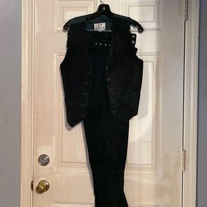 Vintage Suede Pantsuit
